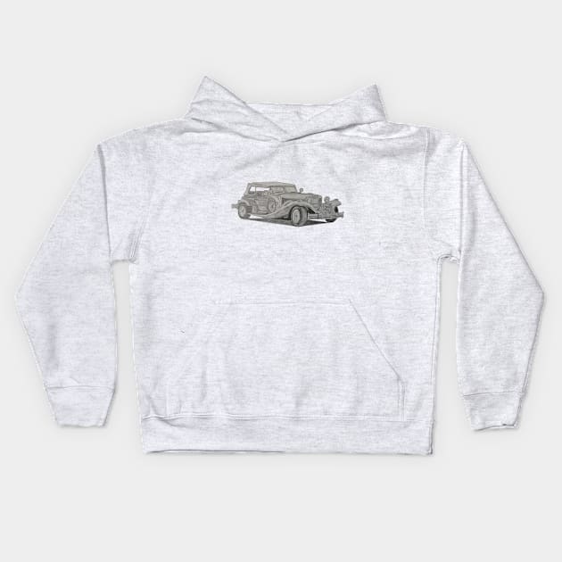 Car Kids Hoodie by An.D.L.